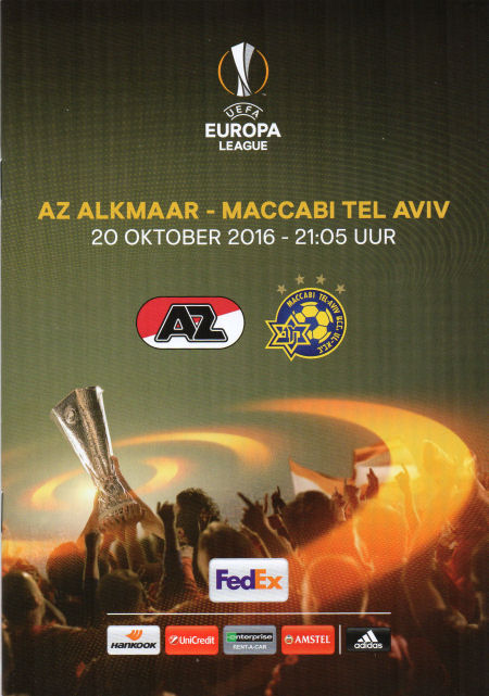 AZ Programma 20-okt-2016 Maccabi thuis